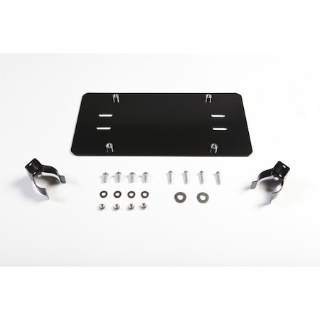 Rugged Ridge ROLLER FAIRLEAD LICENSE PLATE MOUNTING BRACKET, UNIVERSAL APPLICATION 11238.05